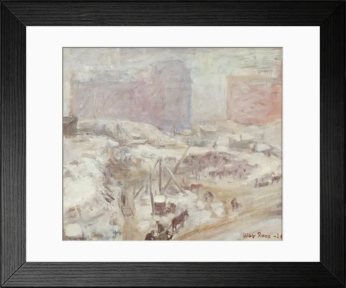 Framed Print : Quarrying in Töölö, 1926. Creator: Alex Rapp Framed Print : Quarrying in Töölö, 1926. Creator: Alex Rapp