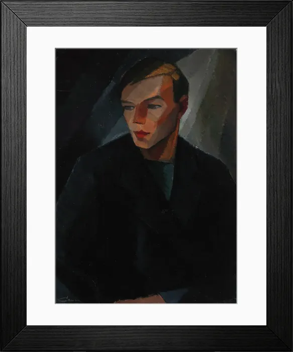 Framed Print : Young man, 1915. Creator: Alvar Cawén Framed Print : Young man, 1915. Creator: Alvar Cawén