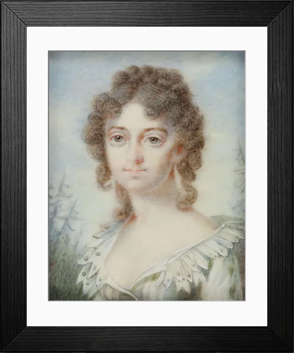 Framed Print : Portrait of a lady. Creator: Elise Arnberg Framed Print : Portrait of a lady. Creator: Elise Arnberg