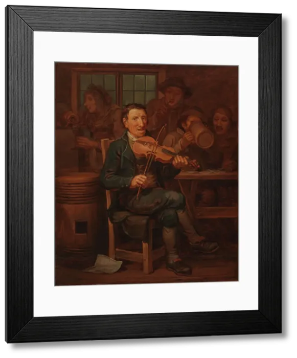 Framed Print : The Violinist, 1809. Creator: Alexander Lauréus Framed Print : The Violinist, 1809. Creator: Alexander Lauréus