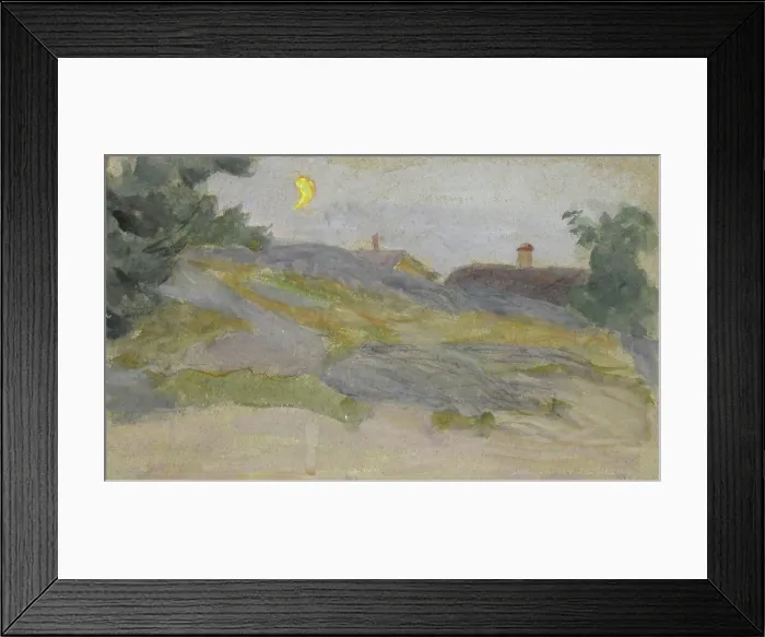 Framed Print : Landscape Study. Creator: Maria Wiik Framed Print : Landscape Study. Creator: Maria Wiik