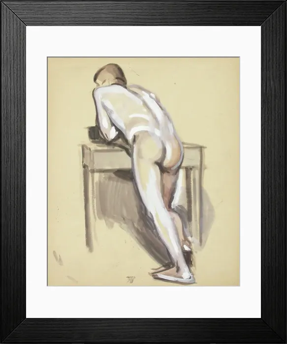 Framed Print : Naked practice, c1910s. Creator: Verner Thome Framed Print : Naked practice, c1910s. Creator: Verner Thome