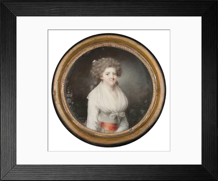 Framed Print : Portrait of a Lady, 1793. Creator: Nicolas Lavreince Framed Print : Portrait of a Lady, 1793. Creator: Nicolas Lavreince