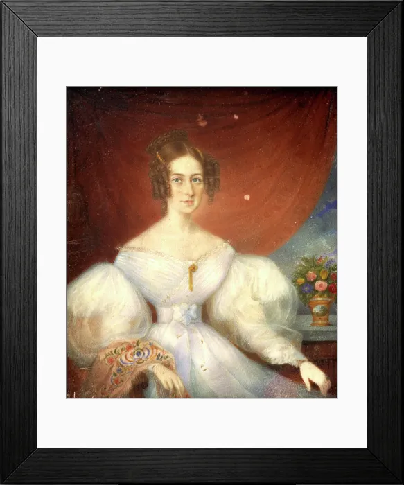 Framed Print : Countess Emilie Mussin-Pushkin b. Stjernvall, 1844. Creator: Unknown Framed Print : Countess Emilie Mussin-Pushkin b. Stjernvall, 1844. Creator: Unknown