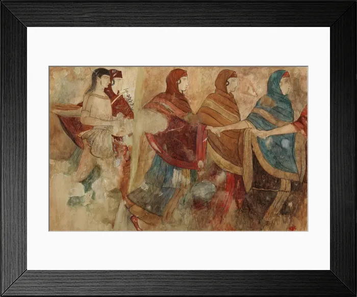 Framed Print : Dance, 1901-1902. Creator: Werner von Hausen Framed Print : Dance, 1901-1902. Creator: Werner von Hausen