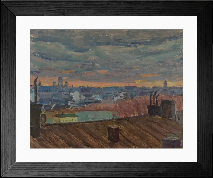 Framed Print : Frosty morning, c1930s. Creator: Reijo Ruskeepaa Framed Print : Frosty morning, c1930s. Creator: Reijo Ruskeepaa