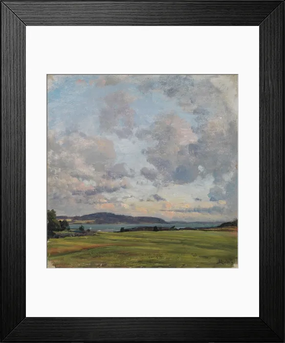 Framed Print : Autumn clouds, 1890-1899. Creator: Berndt Lindholm Framed Print : Autumn clouds, 1890-1899. Creator: Berndt Lindholm