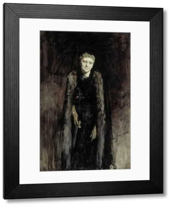 Framed Print : Mrs. Morewood, 1883. Creator: Anders Leonard Zorn Framed Print : Mrs. Morewood, 1883. Creator: Anders Leonard Zorn