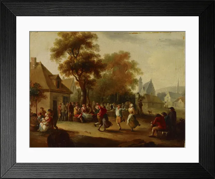 Framed Print : Village feast. Creator: David Teniers II Framed Print : Village feast. Creator: David Teniers II