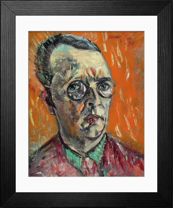 Framed Print : Self-Portrait, 1931. Creator: Eemu Myntti Framed Print : Self-Portrait, 1931. Creator: Eemu Myntti
