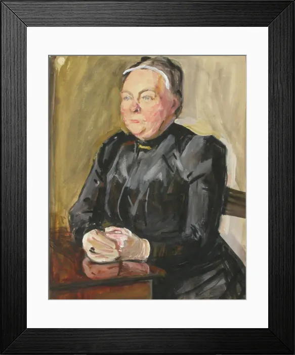 Framed Print : Sketch for a Portrait, 1906. Creator: Verner Thome Framed Print : Sketch for a Portrait, 1906. Creator: Verner Thome
