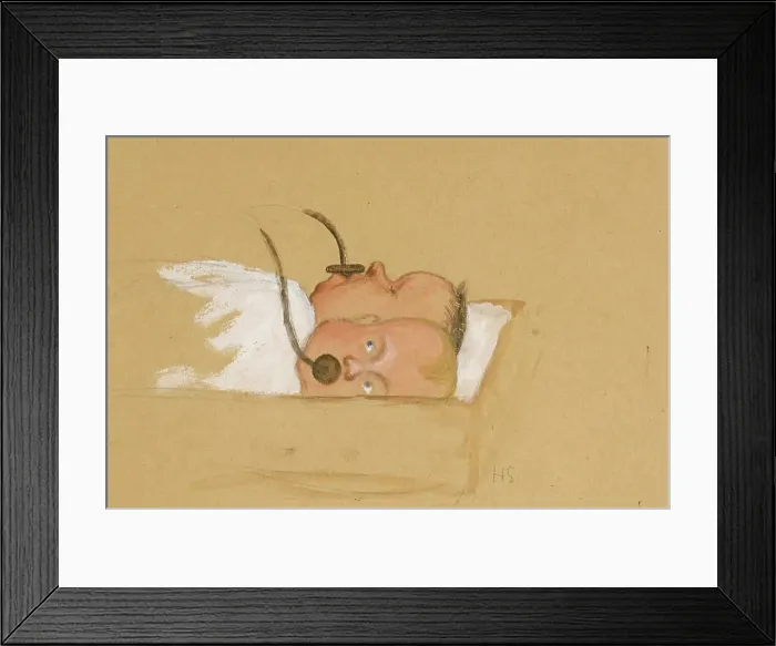Framed Print : Gemini, 1896. Creator: Hugo Simberg Framed Print : Gemini, 1896. Creator: Hugo Simberg
