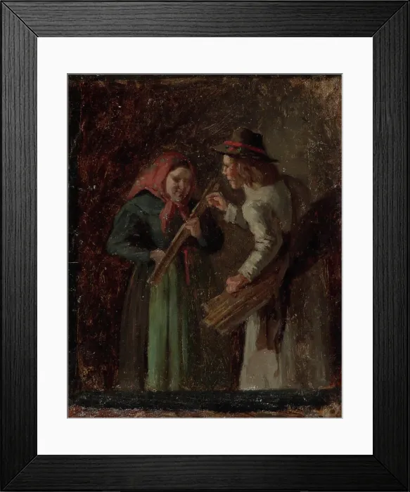 Framed Print : The Taala peddler, sketch, 1869. Creator: Karl Emanuel Jansson Framed Print : The Taala peddler, sketch, 1869. Creator: Karl Emanuel Jansson