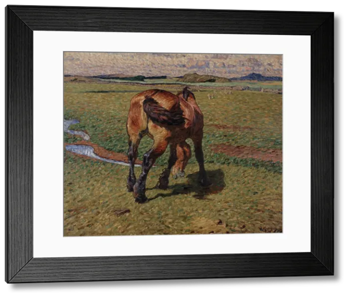 Framed Print : Old Mare, 1909. Creator: Nils Kreuger Framed Print : Old Mare, 1909. Creator: Nils Kreuger