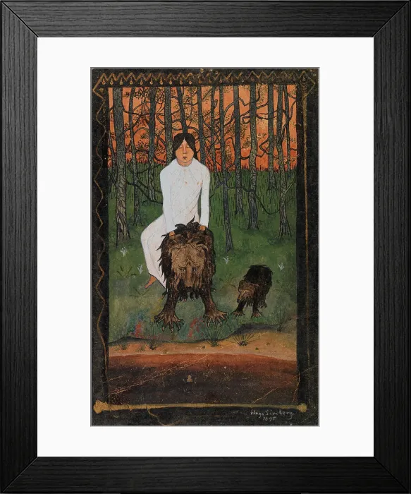Framed Print : Fairy Tale I, 1895. Creator: Hugo Simberg Framed Print : Fairy Tale I, 1895. Creator: Hugo Simberg