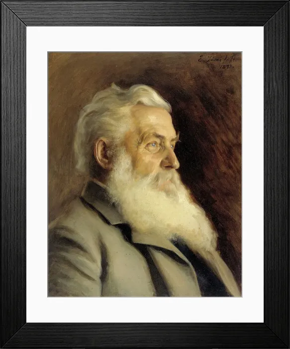 Framed Print : Portrait of Mr. Ahnger, 1893. Creator: Eero Jarnefelt Framed Print : Portrait of Mr. Ahnger, 1893. Creator: Eero Jarnefelt