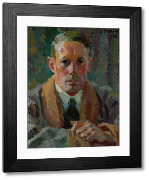Framed Print : Self-Portrait, 1914. Creator: Verner Thome Framed Print : Self-Portrait, 1914. Creator: Verner Thome