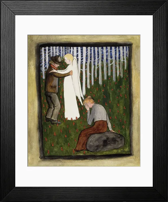 Framed Print : Dream, 1900. Creator: Hugo Simberg Framed Print : Dream, 1900. Creator: Hugo Simberg