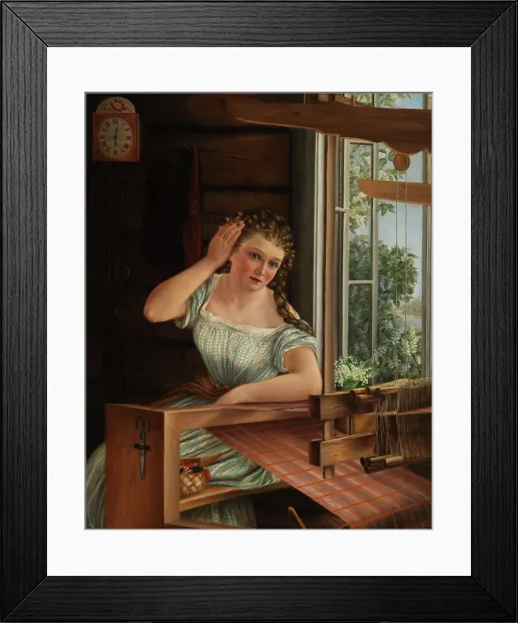 Framed Print : Hanna, 1853-1854. Creator: Elisabeth Blomqvist Framed Print : Hanna, 1853-1854. Creator: Elisabeth Blomqvist