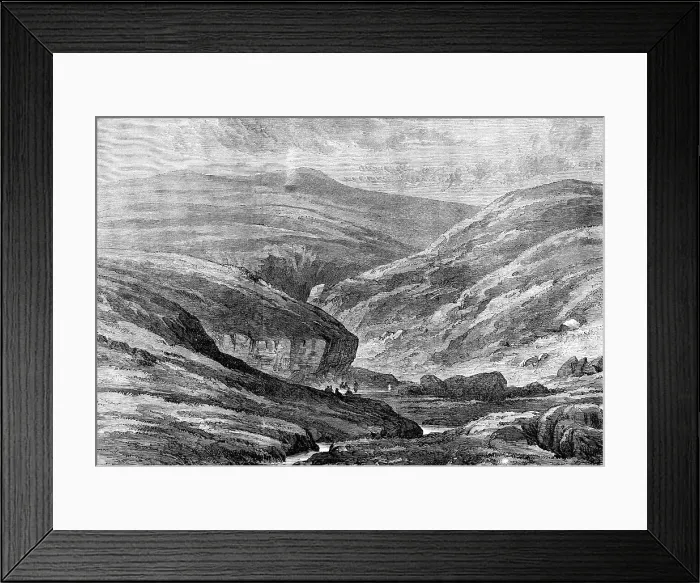 Framed Print : The Burn of the Vat, near Ballater, Deeside, 1871. Creator: Unknown Framed Print : The Burn of the Vat, near Ballater, Deeside, 1871. Creator: Unknown