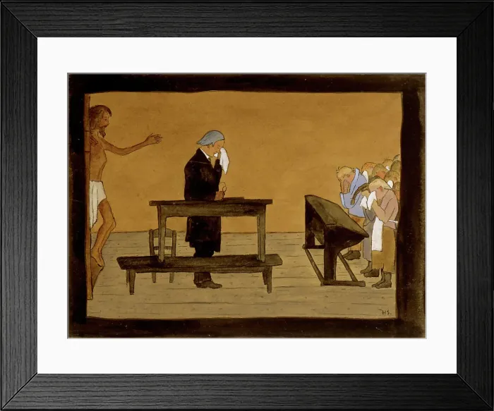 Framed Print : For Thy Sake; For Your Sake, 1895. Creator: Hugo Simberg Framed Print : For Thy Sake; For Your Sake, 1895. Creator: Hugo Simberg