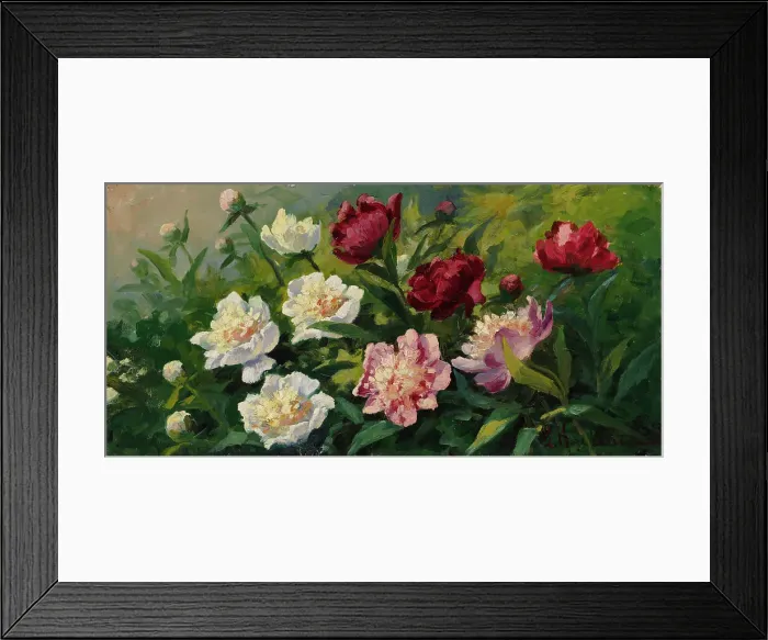 Framed Print : Flowers, 1913. Creator: Konstantin Korovin Framed Print : Flowers, 1913. Creator: Konstantin Korovin