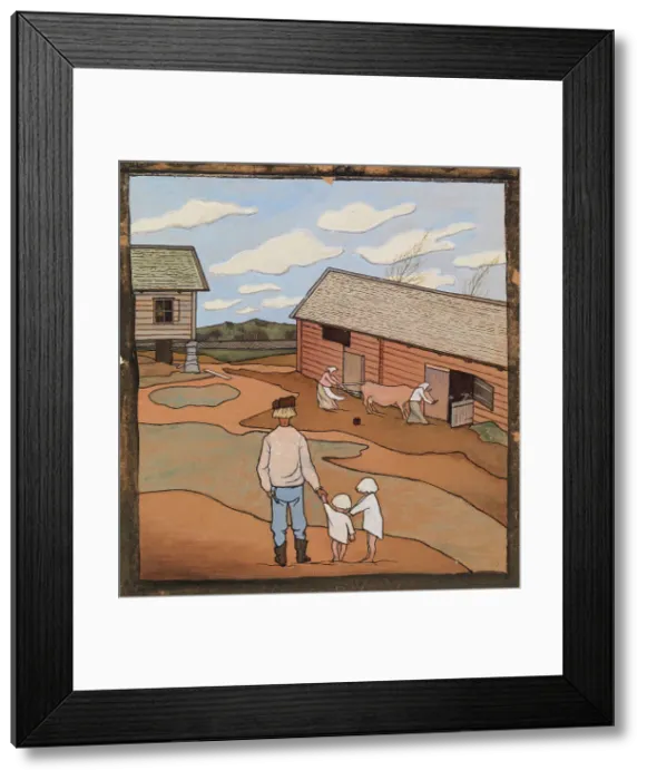Framed Print : Spring Feeling, 1895. Creator: Hugo Simberg Framed Print : Spring Feeling, 1895. Creator: Hugo Simberg