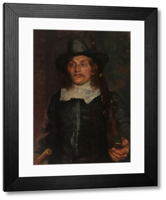Framed Print : Rise of the students, partial draft, 1888. Creator: Kristian Zahrtmann Framed Print : Rise of the students, partial draft, 1888. Creator: Kristian Zahrtmann