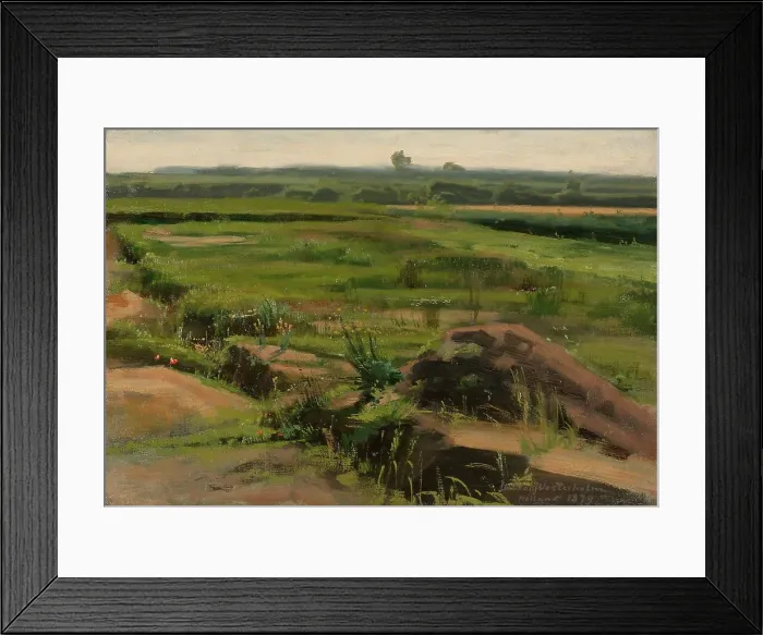 Framed Print : Dutch Plain Landscape, 1879. Creator: Victor Westerholm Framed Print : Dutch Plain Landscape, 1879. Creator: Victor Westerholm