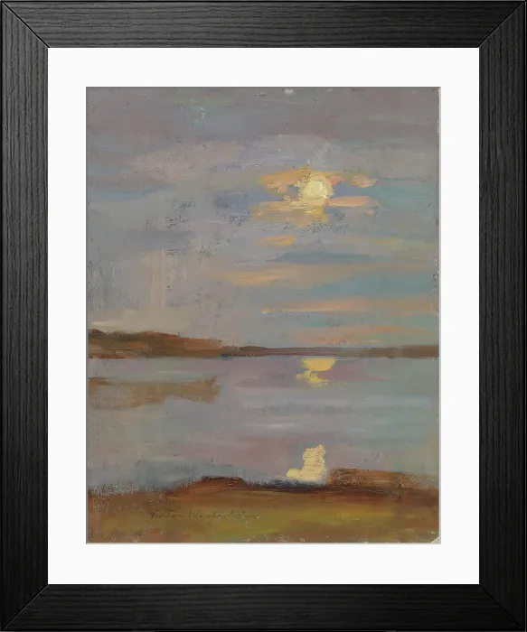 Framed Print : Evening Sun, 1887. Creator: Victor Westerholm Framed Print : Evening Sun, 1887. Creator: Victor Westerholm