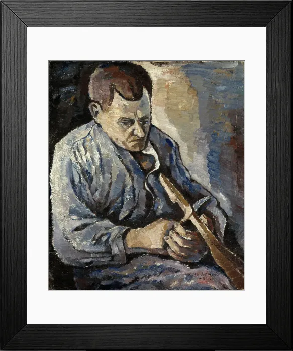 Framed Print : Sculptor, 1924. Creator: Vilho Lampi Framed Print : Sculptor, 1924. Creator: Vilho Lampi