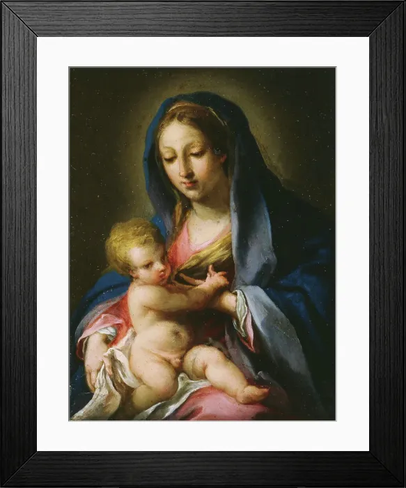 Framed Print : Virgin and Child, 1645-1713. Creator: Follower of Carlo Maratti Framed Print : Virgin and Child, 1645-1713. Creator: Follower of Carlo Maratti