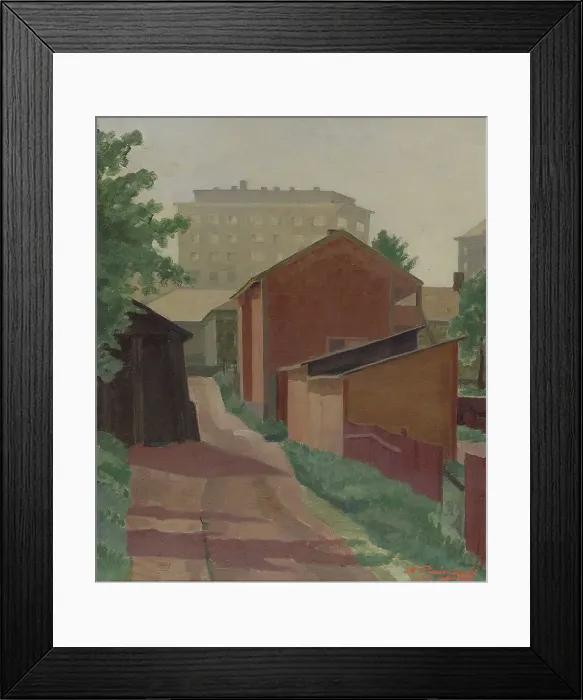 Framed Print : House in Hesperia, 1937. Creator: Alexander Paischeff Framed Print : House in Hesperia, 1937. Creator: Alexander Paischeff