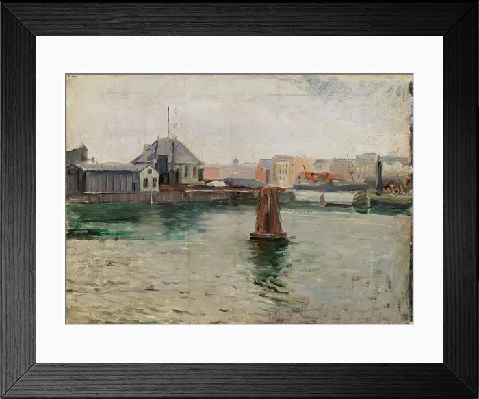 Framed Print : View from Havnegade, 1890-1906. Creator: Albert Gottschalk Framed Print : View from Havnegade, 1890-1906. Creator: Albert Gottschalk