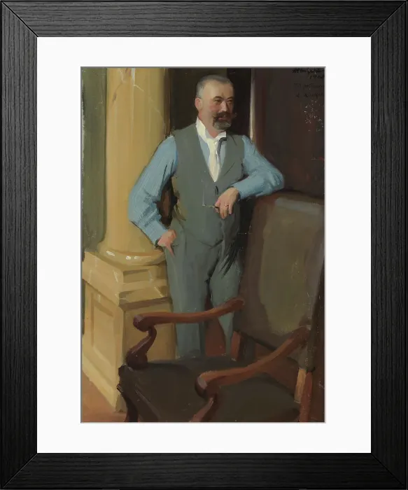 Framed Print : Portrait of August Nilsson Keirkner, Finnish ironmaster and engineer, 1904. Creator: Albert Gebhard Framed Print : Portrait of August Nilsson Keirkner, Finnish ironmaster and engineer, 1904. Creator: Albert Gebhard