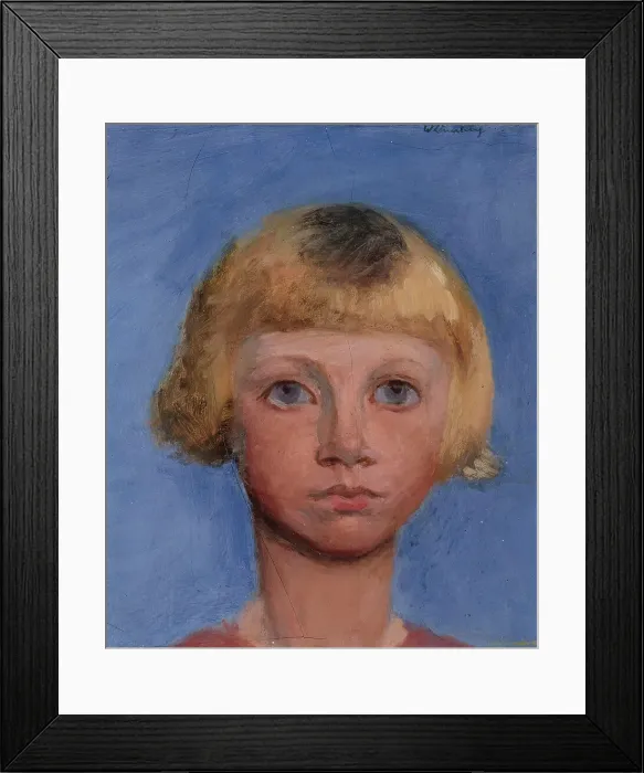 Framed Print : Daughter of the Artist, 1929. Creator: William Lonnberg Framed Print : Daughter of the Artist, 1929. Creator: William Lonnberg