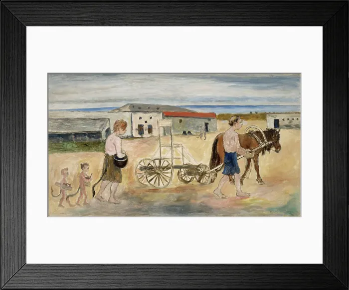 Framed Print : The devil changes, c1900. Creator: Hugo Simberg Framed Print : The devil changes, c1900. Creator: Hugo Simberg