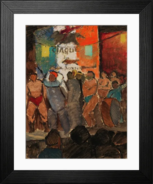Framed Print : Circus in Paris, 1913. Creator: Alvar Cawén Framed Print : Circus in Paris, 1913. Creator: Alvar Cawén