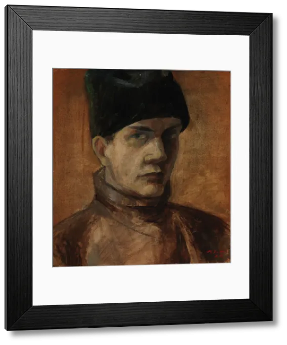 Framed Print : Self-Portrait, 1918. Creator: Henry Ericsson Framed Print : Self-Portrait, 1918. Creator: Henry Ericsson