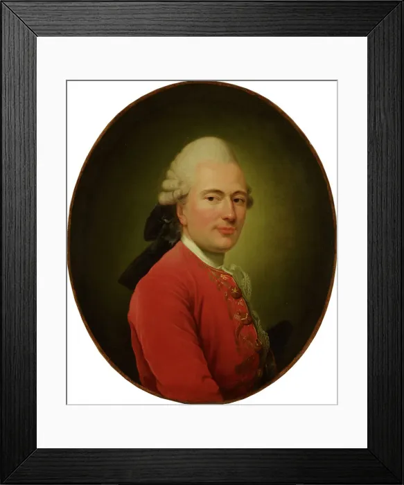 Framed Print : Paul Marie Victoire de Beauvilliers, 1776. Creator: Alexander Roslin Framed Print : Paul Marie Victoire de Beauvilliers, 1776. Creator: Alexander Roslin