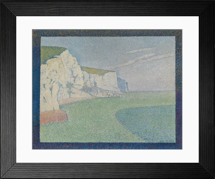 Framed Print : The Cliffs of Dover; The Cliffs at South Foreland, 1892. Creator: Alfred William Finch Framed Print : The Cliffs of Dover; The Cliffs at South Foreland, 1892. Creator: Alfred William Finch