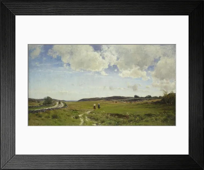 Framed Print : View from Hisingen near Gothenburg, 1876. Creator: Berndt Lindholm Framed Print : View from Hisingen near Gothenburg, 1876. Creator: Berndt Lindholm