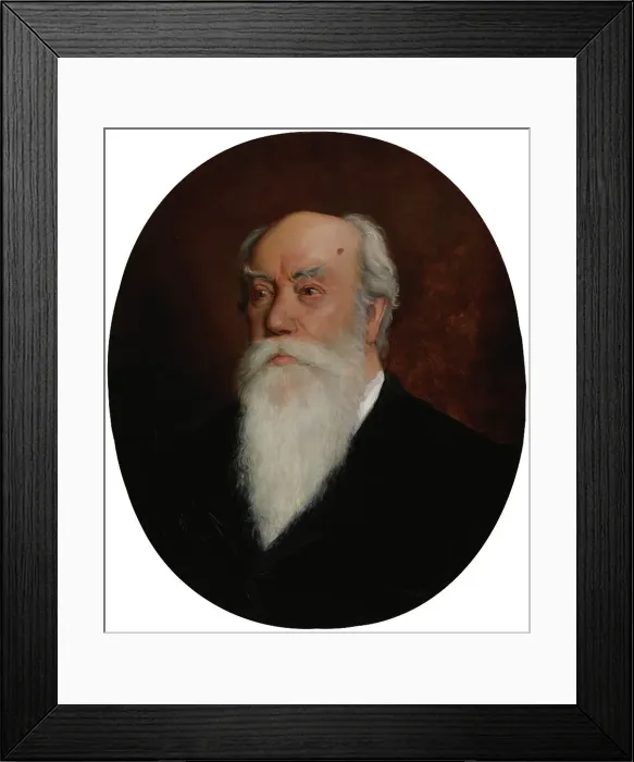 Framed Print : Paul Sinebrychoff Sr. 1877-1877. Creator: Alma Engblom Framed Print : Paul Sinebrychoff Sr. 1877-1877. Creator: Alma Engblom