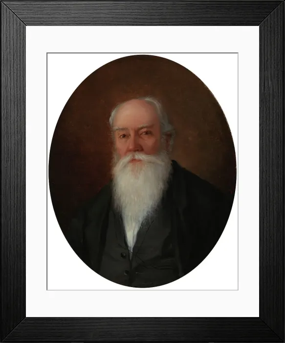 Framed Print : Paul Sinebrychoff Sr. 1877. Creator: Alma Engblom Framed Print : Paul Sinebrychoff Sr. 1877. Creator: Alma Engblom