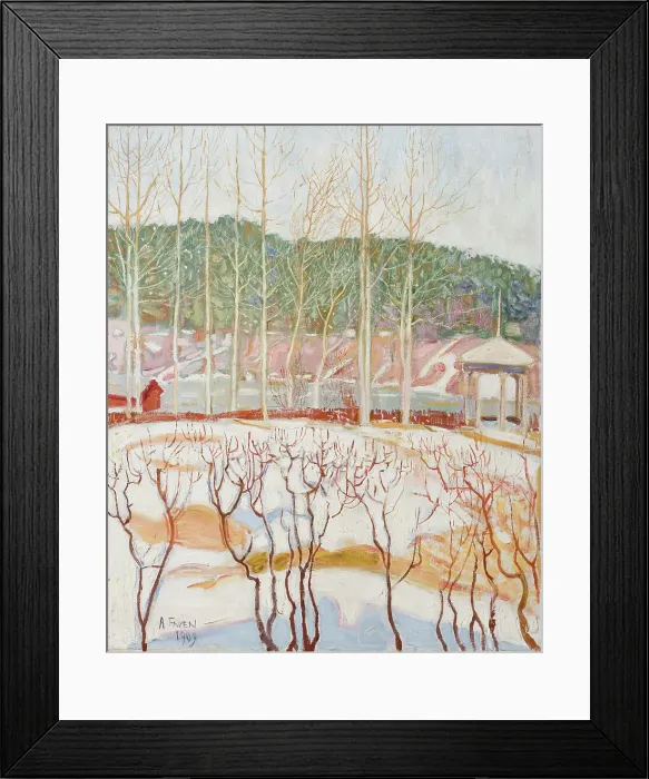 Framed Print : Landscape, 1909. Creator: Antti Faven Framed Print : Landscape, 1909. Creator: Antti Faven