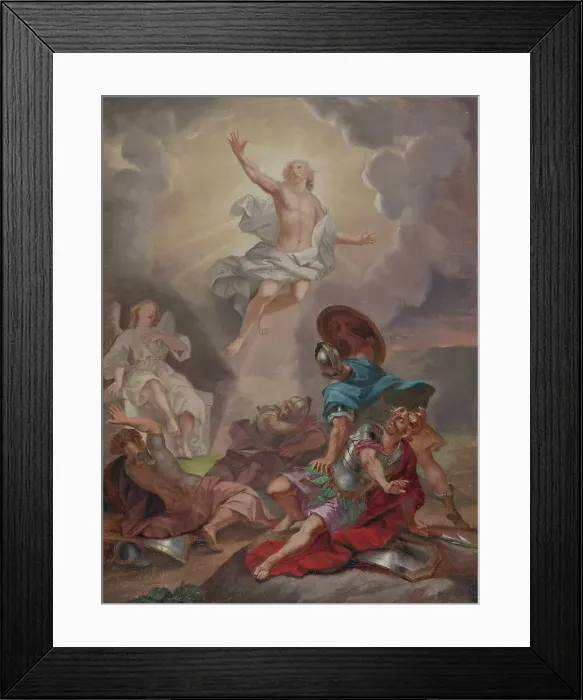 Framed Print : Resurrection of Christ, altarpiece sketch. Creator: Berndt Godenhjelm Framed Print : Resurrection of Christ, altarpiece sketch. Creator: Berndt Godenhjelm
