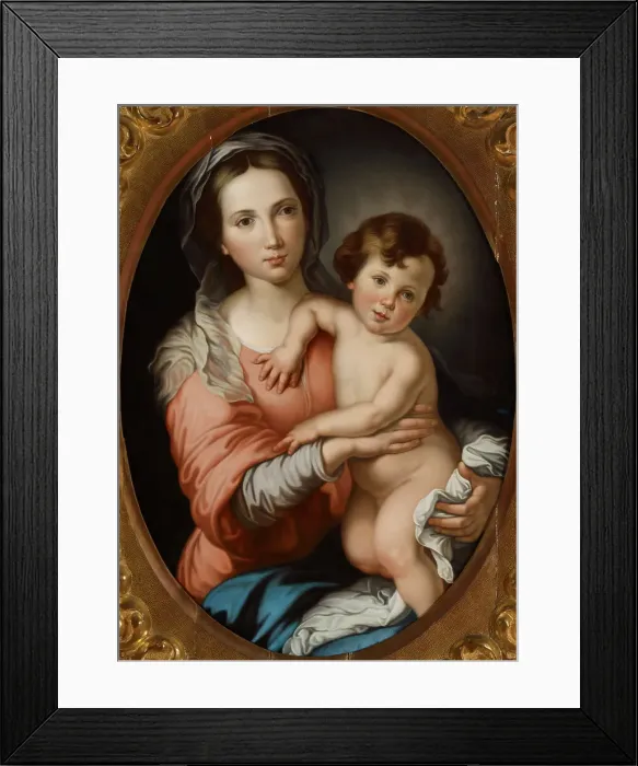 Framed Print : Virgin and Child. Creator: Bartolomé Esteban Murillo