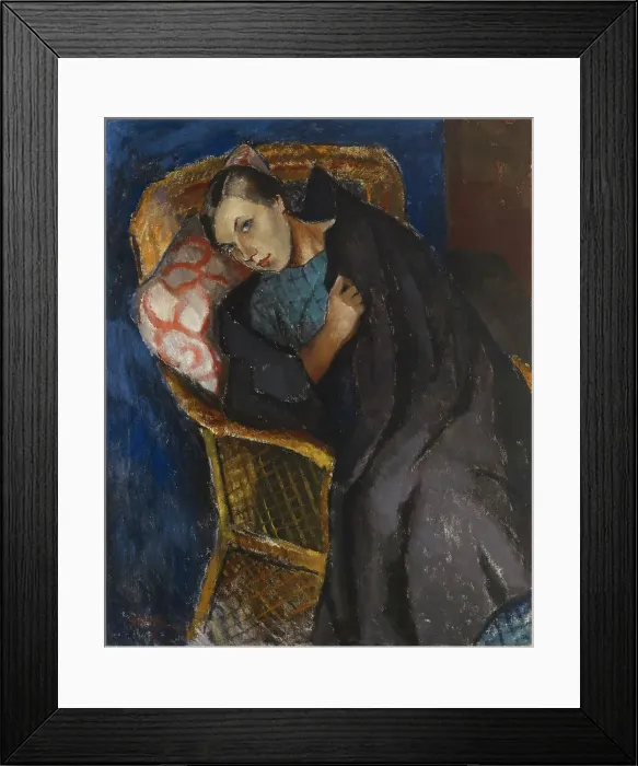 Framed Print : The Convalescent, 1923. Creator: Alvar Cawén Framed Print : The Convalescent, 1923. Creator: Alvar Cawén