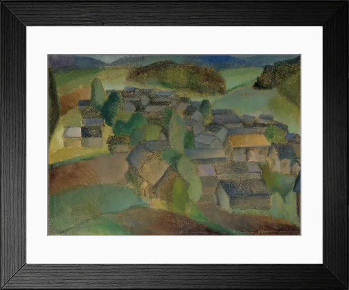 Framed Print : French landscape, 1917. Creator: Alvar Cawén Framed Print : French landscape, 1917. Creator: Alvar Cawén