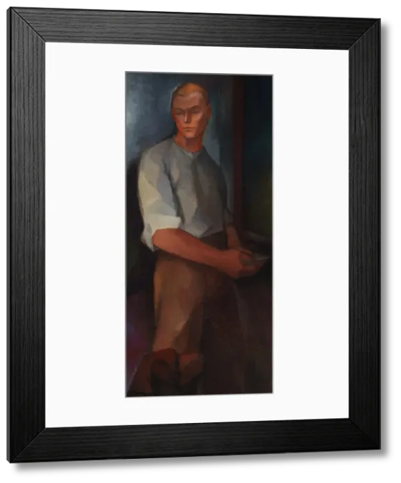 Framed Print : Young Man, Blacksmith, 1917. Creator: Alvar Cawén Framed Print : Young Man, Blacksmith, 1917. Creator: Alvar Cawén